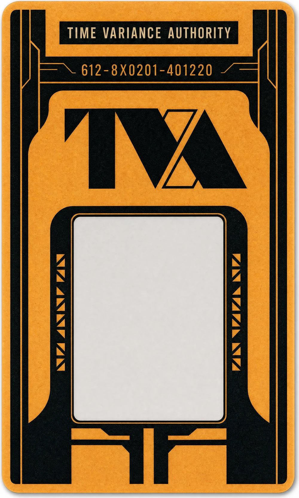 TVA Temporal ID Badge template